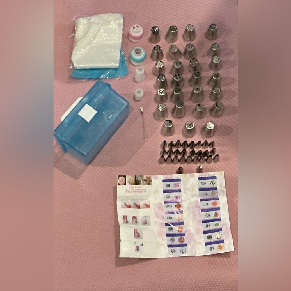 Russian and more - cake decorating tips and Guide with case